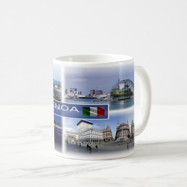 IT Italien - Genua Genua - Kaffeetasse (VorderseiteRechts)