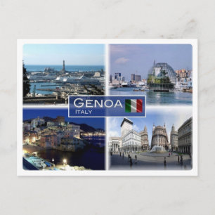IT Italien - Genua Genua - Postkarte