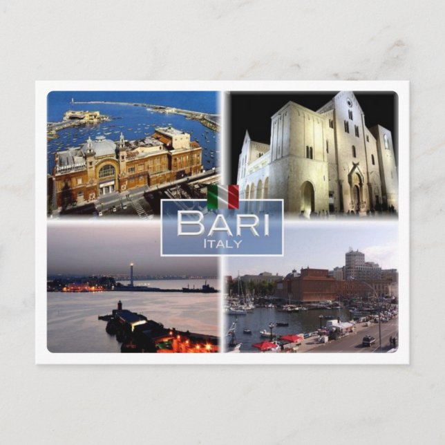IT Italien - Italien - Bari - Postkarte (Vorderseite)