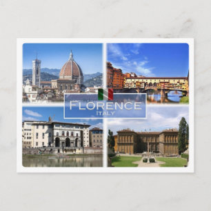 IT Italien - Italien - Florenz - Postkarte