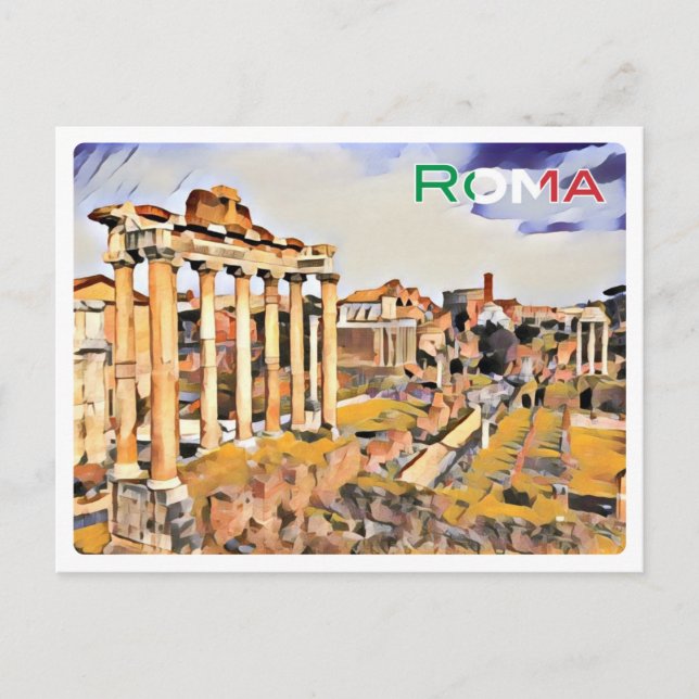 IT Italien - Italien - Roma - Postkarte (Vorderseite)