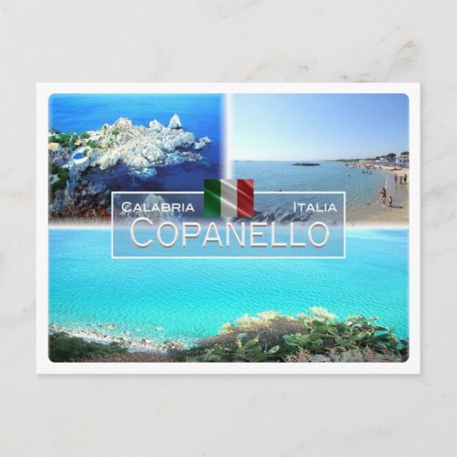 IT Italien - Kalabrien - Copanello - Postkarte (Vorderseite)