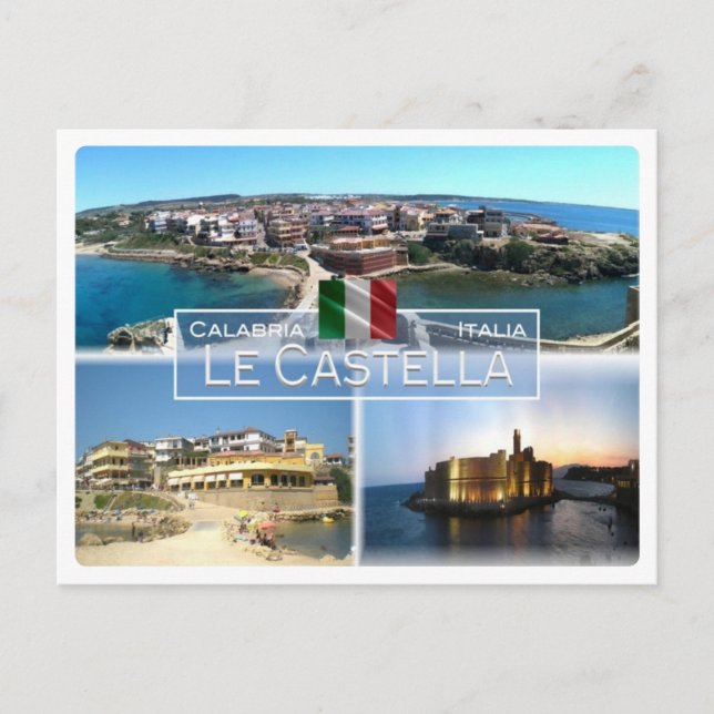 IT Italien - Kalabrien - Le Castella - Postkarte (Vorderseite)