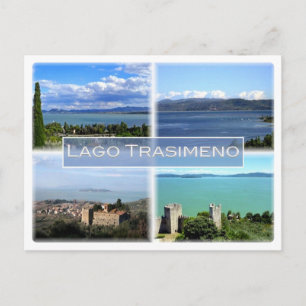 IT Italien - Lago Trasimeno Lake - Postkarte