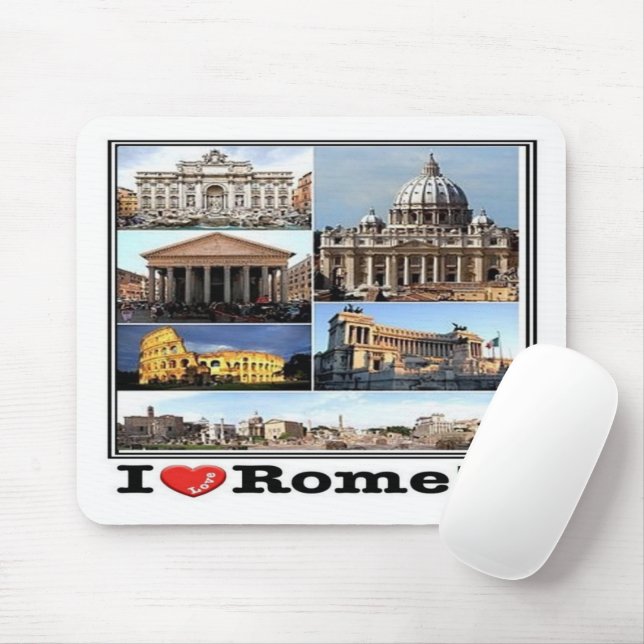 IT Italien - Latium - Rom - Mousepad (Mit Mouse)