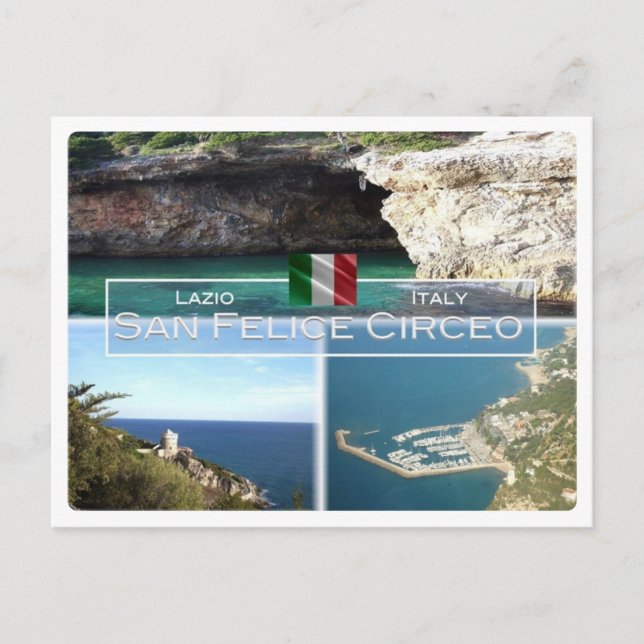 IT Italien - Latium - San Felice Circeo - Postkarte (Vorderseite)