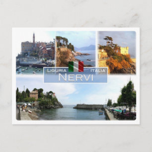 IT Italien - Ligurien - Nervi - Postkarte
