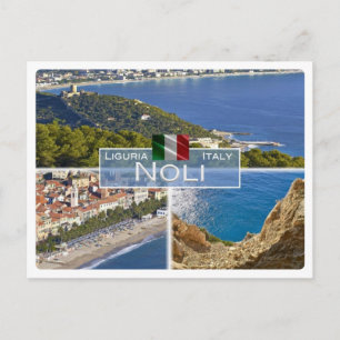 IT Italien - Ligurien - Noli - Postkarte