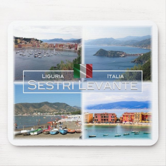 IT Italien - Ligurien - Sexten Levante - Mousepad (Vorne)