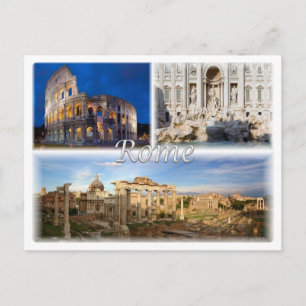 IT Italien - Rom Roma - Postkarte