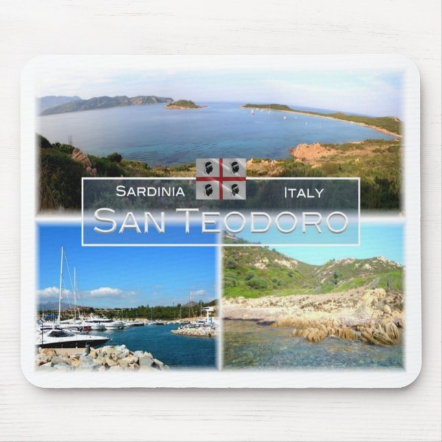 IT Italien - Sardinien - San Teodoro - Mousepad (Vorne)