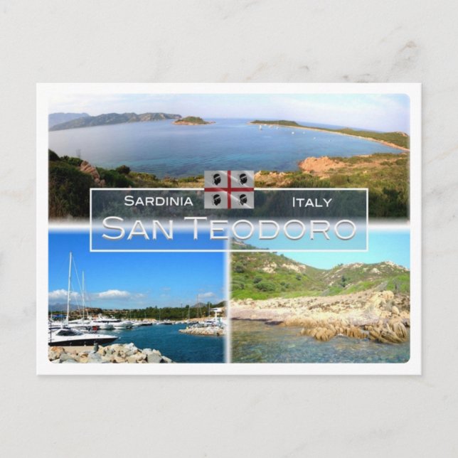 IT Italien - Sardinien - San Teodoro - Postkarte (Vorderseite)
