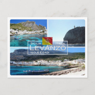 IT Italien - Sizilien - Isole Egadi - Levanzo - Postkarte