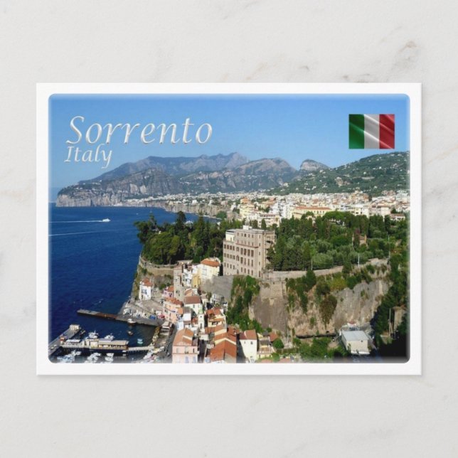 IT Italien - Sorrento Amalfi Küste - Postkarte (Vorderseite)
