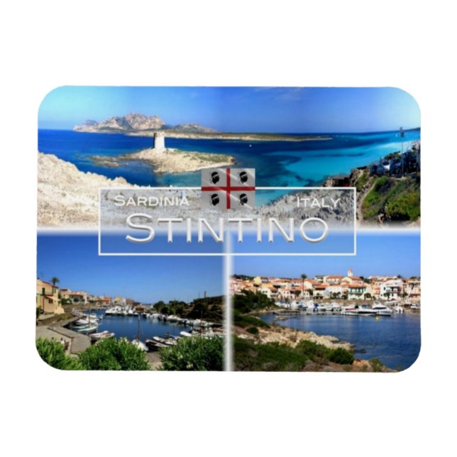 IT Italien - Stintino - Tower Pelosa - Magnet (Horizontal)
