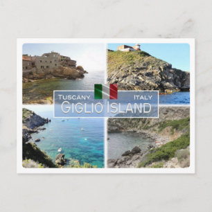IT Italien - Toskana - Insel Giglio - Postkarte
