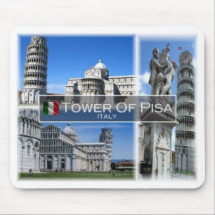 IT Italien - Toskana - Pisa - Der Leuchtturm - Mousepad