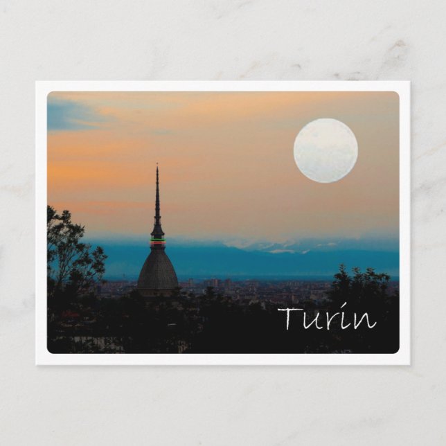 IT Italien - Turin - Mole Antonelliana Postkarte (Vorderseite)