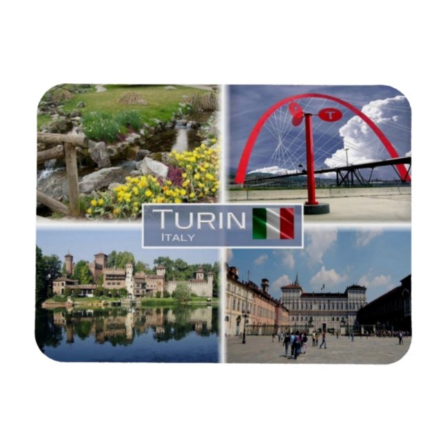 IT Italien - Turin Turin - Magnet (Horizontal)