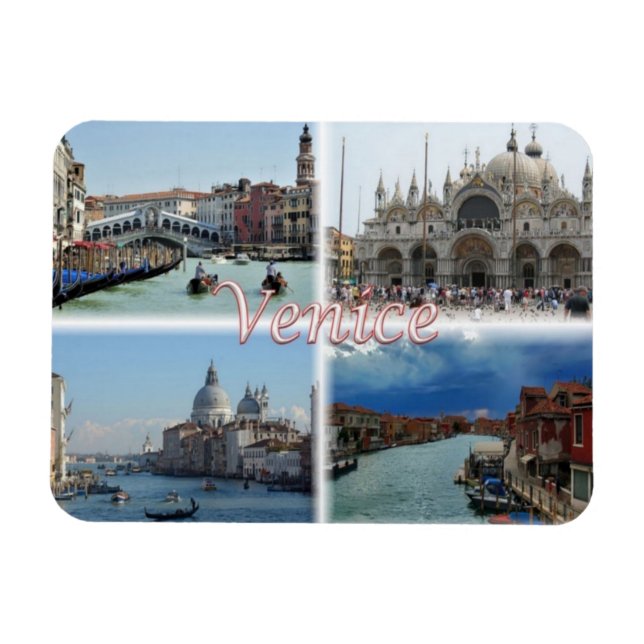 IT Italien - Venedig - Gran Canal - Basilika - Magnet (Horizontal)