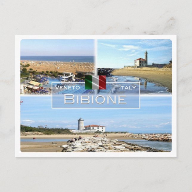 IT Italien - Venetien - Bibione - Postkarte (Vorderseite)