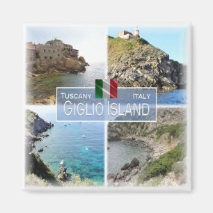 IT Italy # Toskana - Giglio Island - Magnet