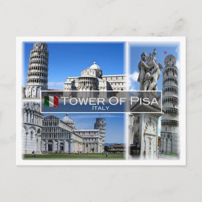 IT Italy - Tuscany - The Leaning Tower Of Pisa - Postkarte (Vorderseite)