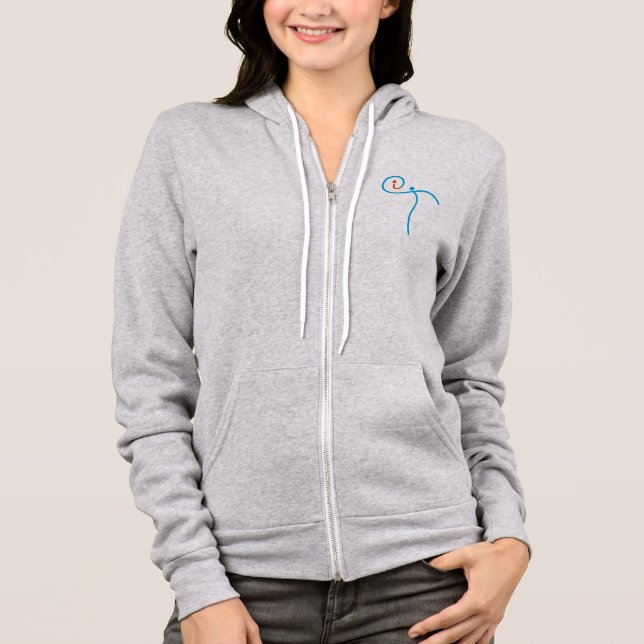 it-Logo 01, Cyan/Red Hoodie (Vorderseite)