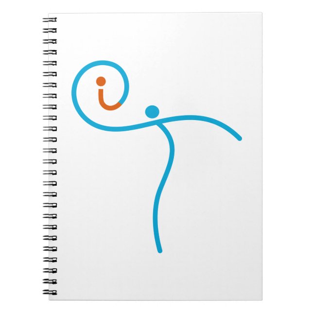 it-Logo 01, Cyan/Red Notizblock (Vorderseite)