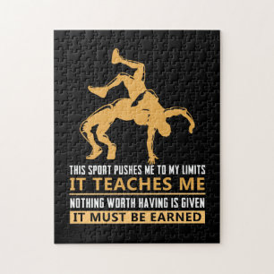 IT MUST BE EARNED Wrestling Puzzle