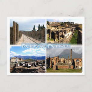 IT Neapel - Pompeji - Ruinen von Pompei - Hafen - Postkarte