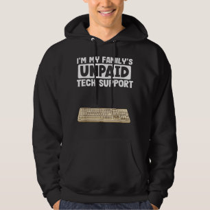 IT-Nerd Geek Computer Im My Familly unbezahlt Tech Hoodie