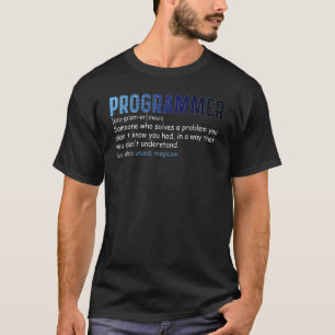 IT-Nerd-Geek-Programmierer-Definition Informatik T-Shirt