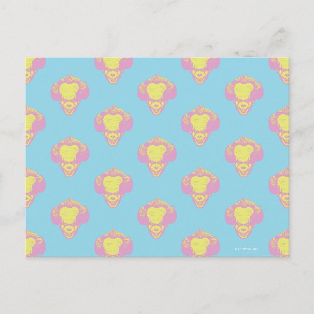 IT | Pennywise Pastel Head Pattern Postkarte (Vorderseite)