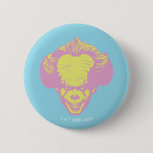 IT   Pennywise Pastell Head Pattern Button