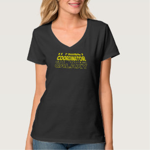 IT-Projektkoordinator Weltraumrückseite T-Shirt
