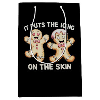 It Puts The Icing On The Skin Gingerbread Xmas Mittlere Geschenktüte