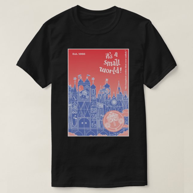 It’s a Small World (pastel + periwinkle)  Classic  T-Shirt (Design vorne)