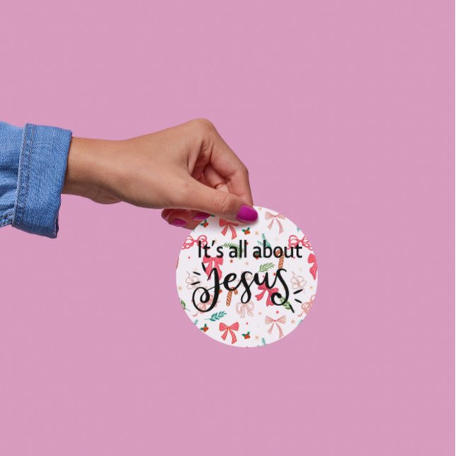 It’s All About Jesus – Christmas Sticker #09 (Von Creator hochgeladen)