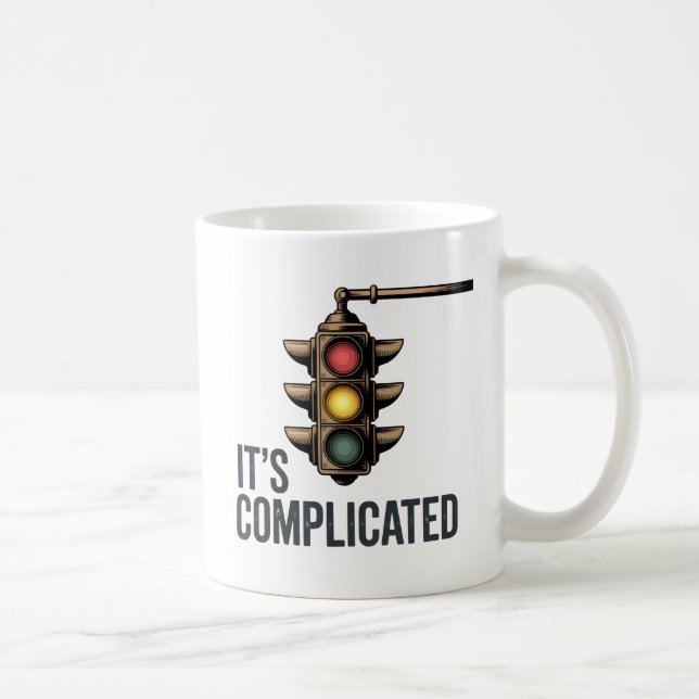 It’s Complicated | Mixed Signals & Dating Humor   Kaffeetasse (Rechts)