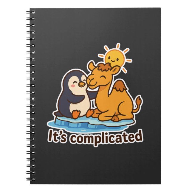 It’s Complicated Spiral Notebook Notizblock (Vorderseite)