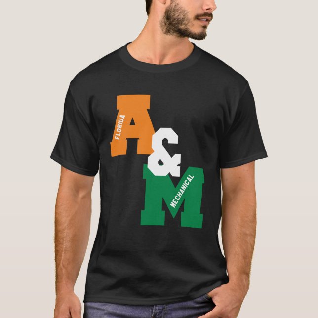 It s FAMULY A&M Collegiate Letter HBCU Pride T-Shirt (Vorderseite)