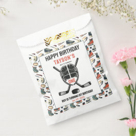 It’s Game Time Hockey 1st Birthday Party Geschenktütchen