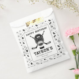 It’s Game Time Hockey 5th Birthday Party  Geschenktütchen