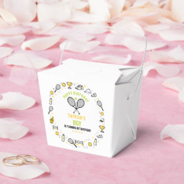 It’s Game Time Tennis 1st Birthday – Fun Kids Geschenkschachtel