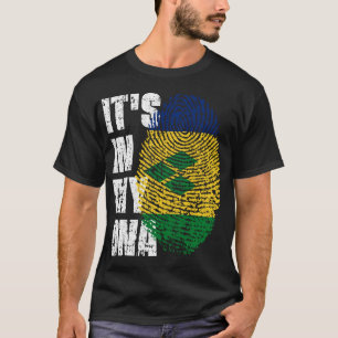 IT_S IN MEINE DNA St. Vincent _ Grenadines Flag St T-Shirt