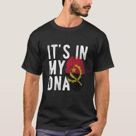 It’s in my DNA Angola Flag Fingerprints T-Shirt
