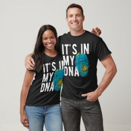 It’s in my DNA Kasachstan Flag Fingerprints T-Shirt