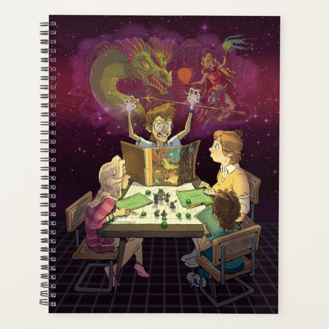 “It’s Just a Fantasy” 8.5 x 11" Planner Planer (Vorderseite)