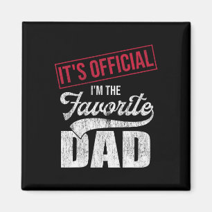 It&#; s Offiziell I&#; m the Favorite Vater Retro Magnet